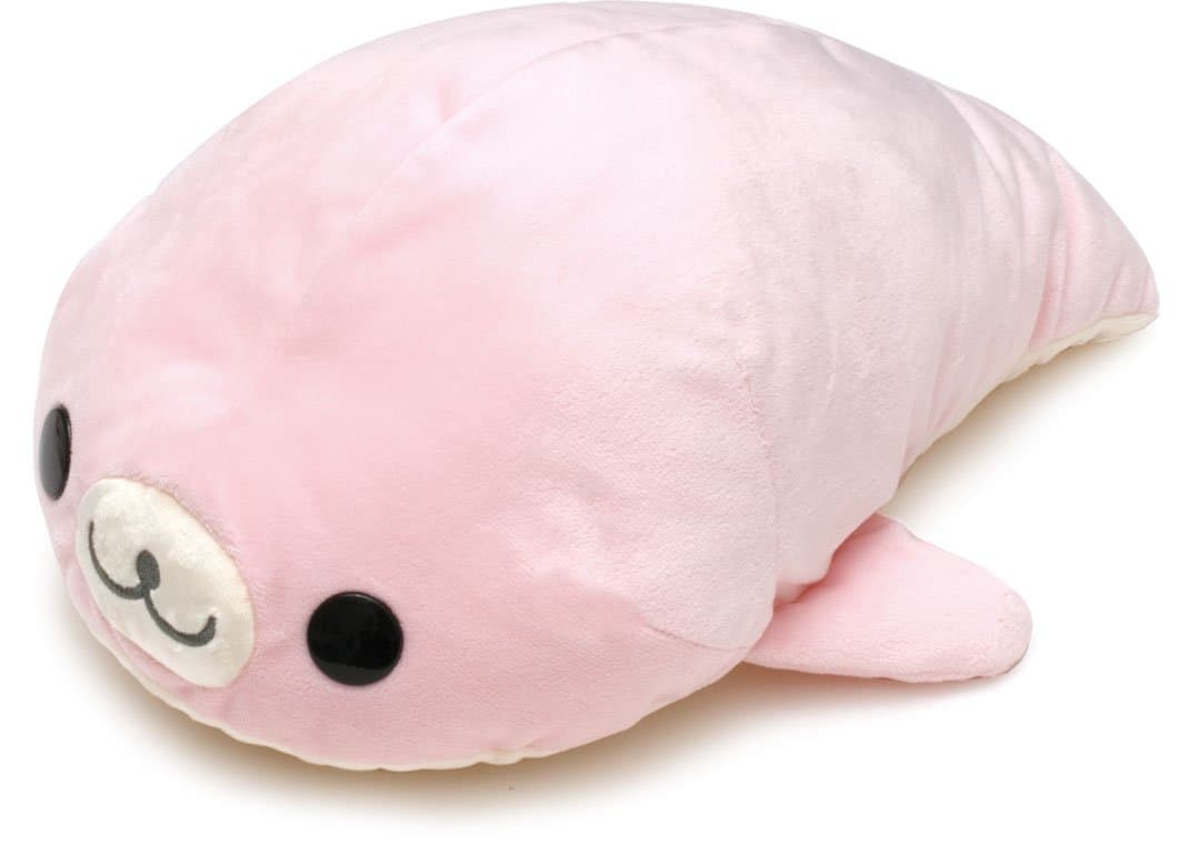 San-x Mamegoma Plush 13'' Pink