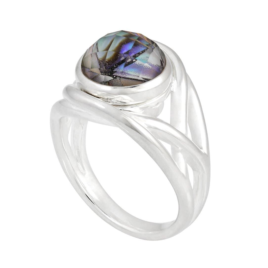 Kameleon Jewelry Sterling Silver Weave Ring KR038 Size 9