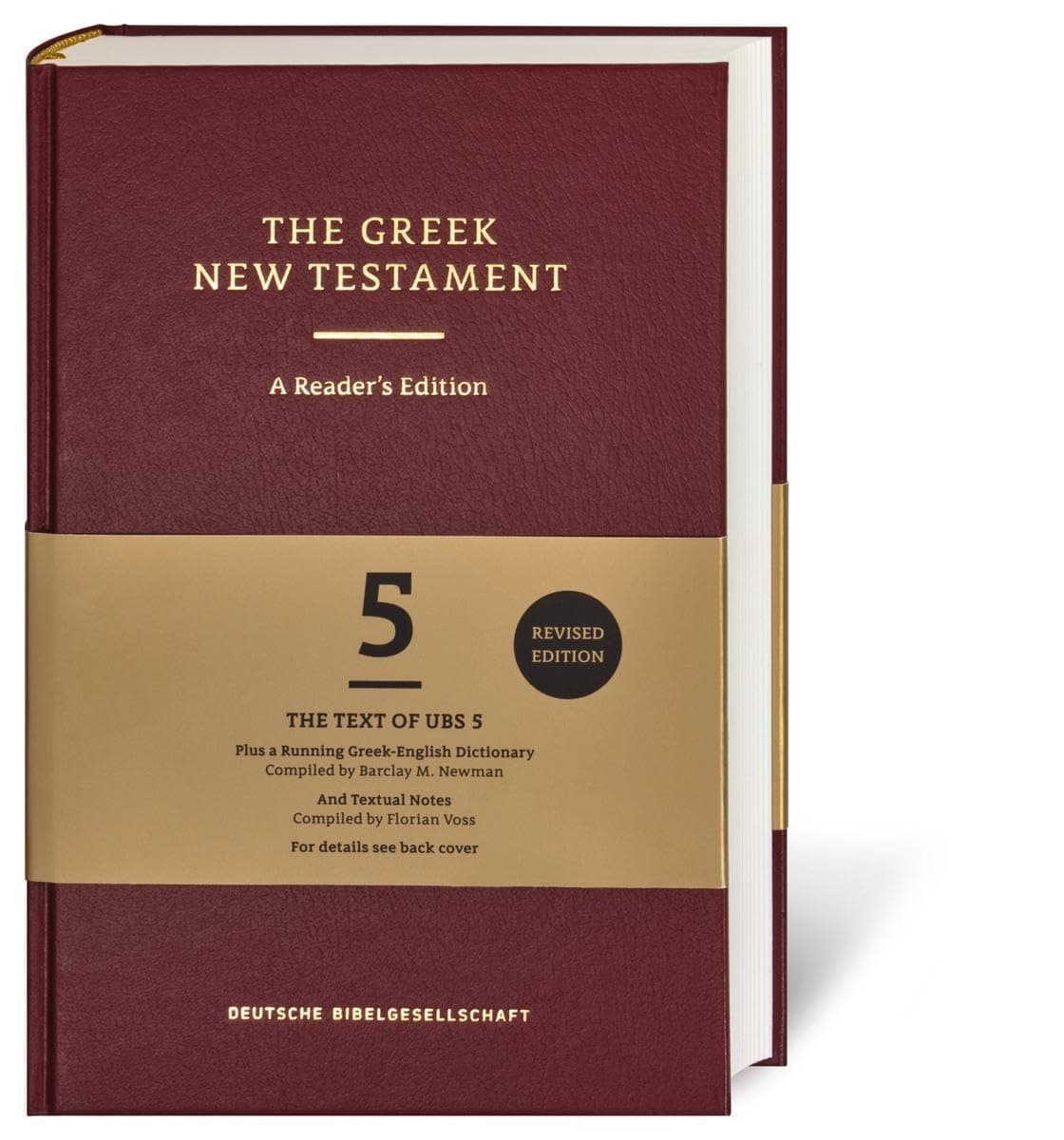 UBS 5th Revised Greek New Testament Reader's Edition: 124377 (English and Greek Edition) Hardcover – 1 Nov. 2014