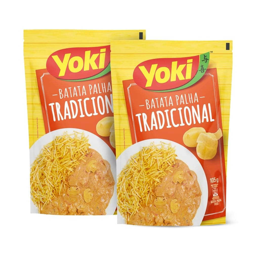 Brazilian Corner Bundle Yoki Shoestring Potato 4.9 oz | Yoki Batata Palha by Brazilian Corner105g Tradicional 2 Packs