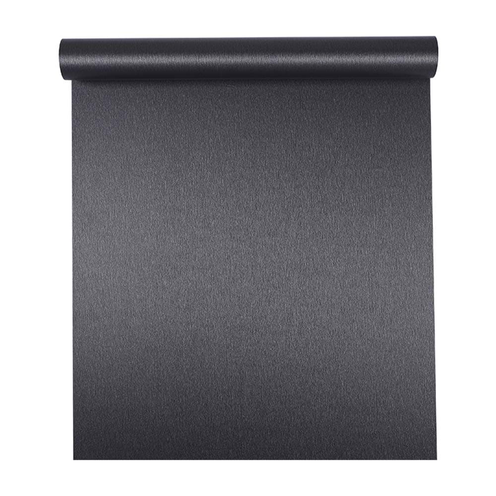 Taogift Self Adhsesive Dark Grey Brushed Metal Stainless Steel Contact Paper Vinyl Film for Dishwasher Fridge Refrigerator Stove Countertops Kitchen Cabinets Appliances (15.7x117 Inches)