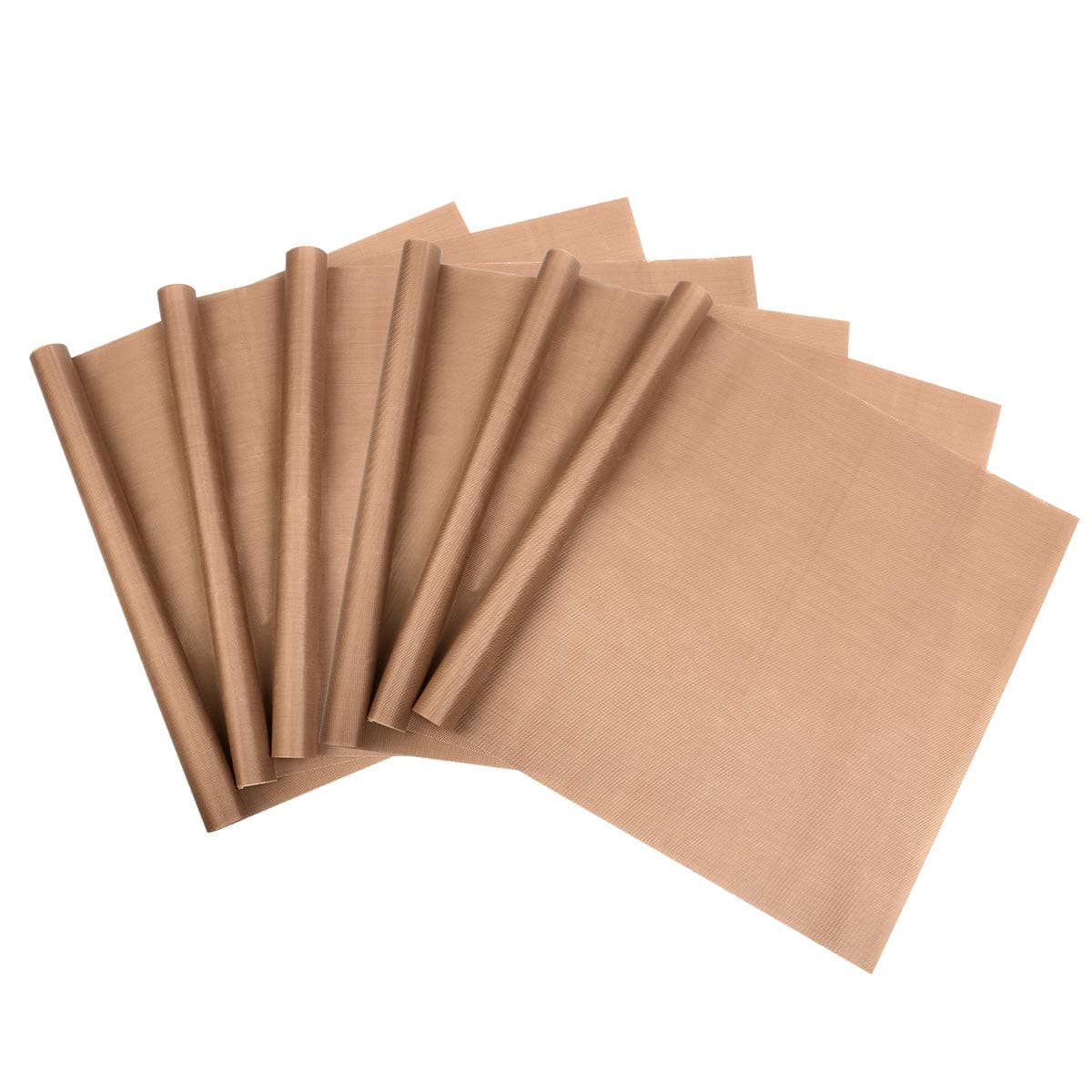 Adecco LLC 6 Pack Nonstick Oven Liners Heat Resistant Craft Mat Heat Press Transfer Sheets (16 x 12 Inch) (6)