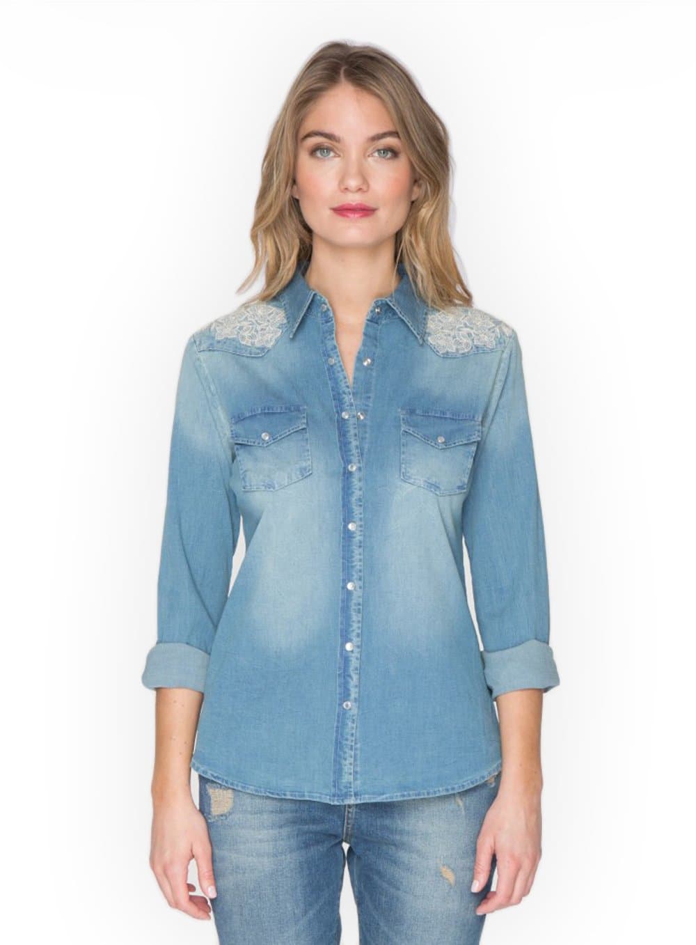 Denim Corene Western Shirt