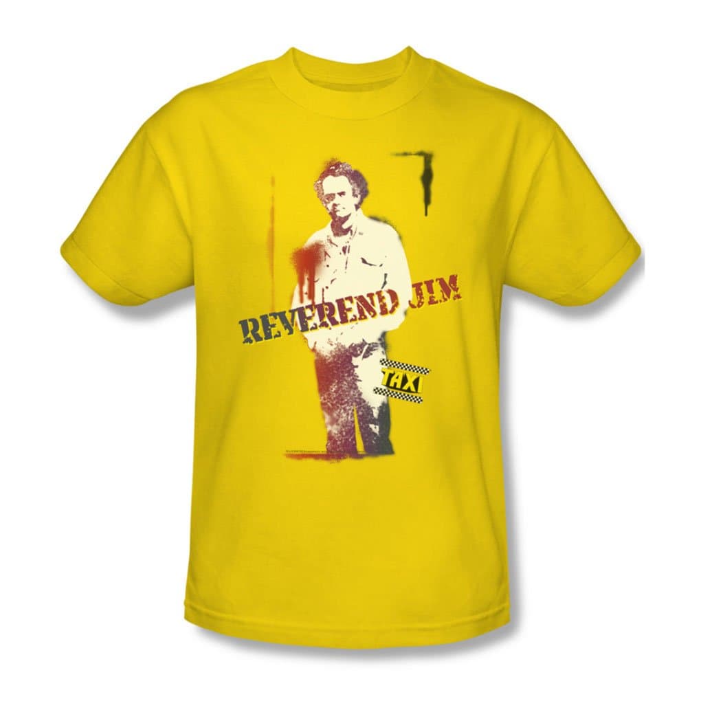 CBSTaxi / Reverend Jim Adult T-Shirt In Yellow