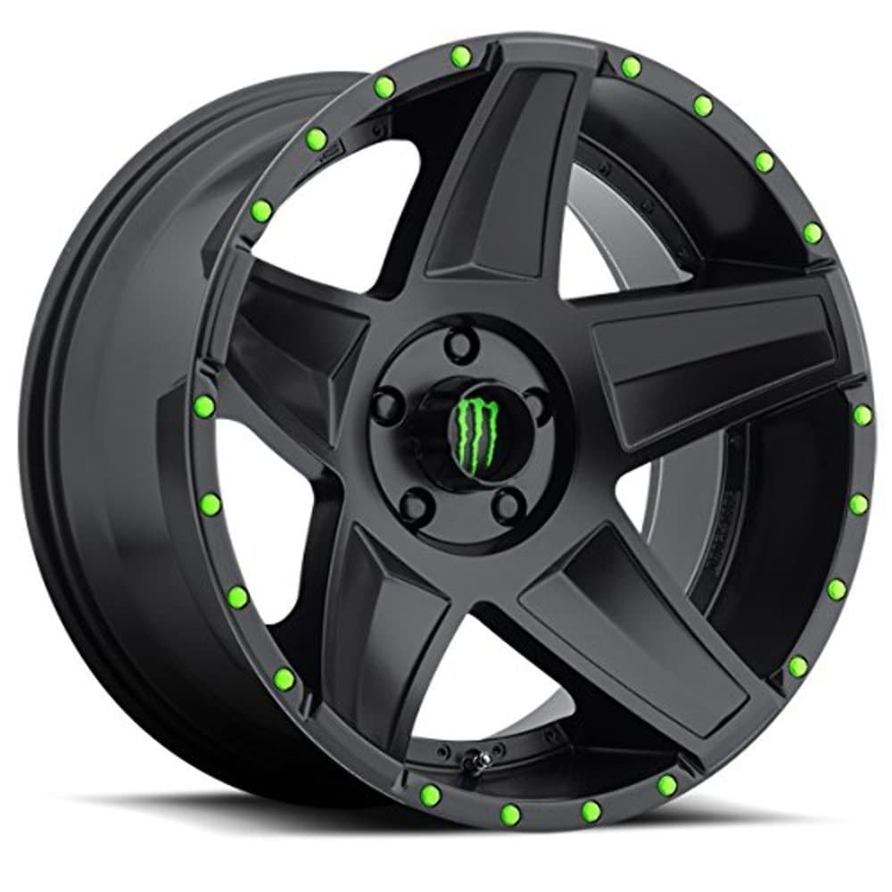 648B 20x9 5x150 +18mm Satin Black Wheel Rim