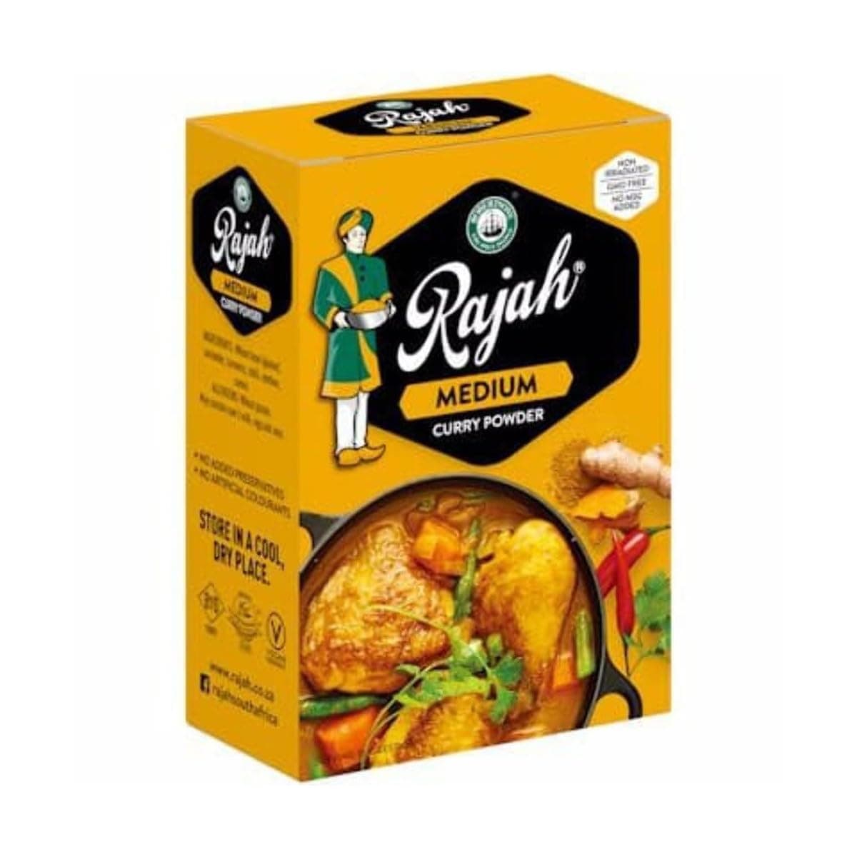 Rajah Curry Powder Medium 100g Box