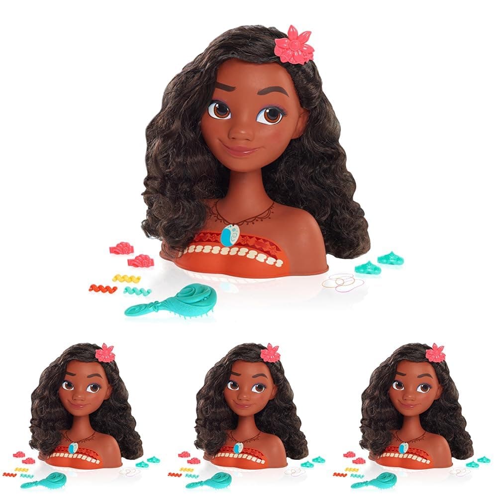 Disney Princess Moana Styling Head Standard (Pack of 4)