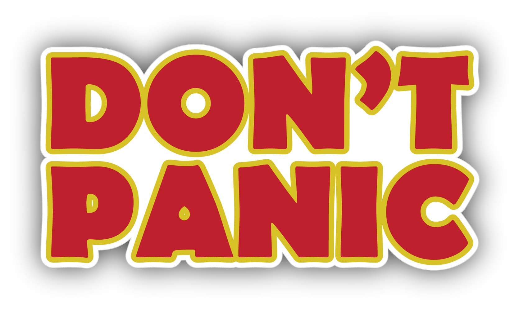 Dont Panic Vinyl Sticker Decal