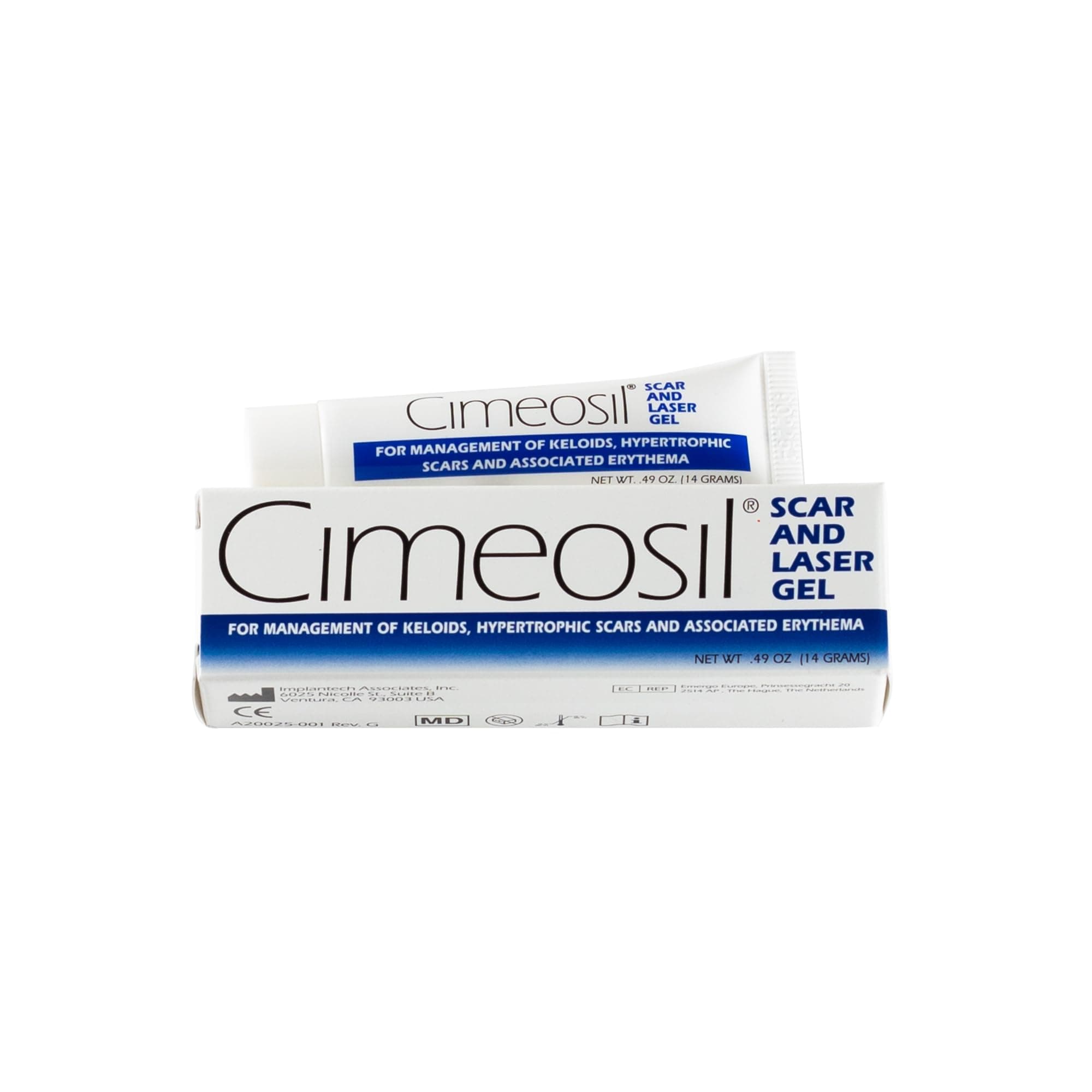 Cimeosil Scar and Laser Gel - Treatment For Keloid & Hypertrophic Scars, Laser & Burns, Reduces Redness, Discoloration & Discomfort (14 Gram)