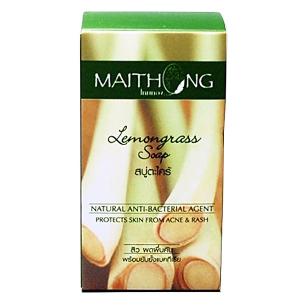 Lemongrass Oil The Soap Bar Soap Natural Maithong 100g Herbal Soap Spa Acne Facial Face Body Wash Lemon Grass Benefits