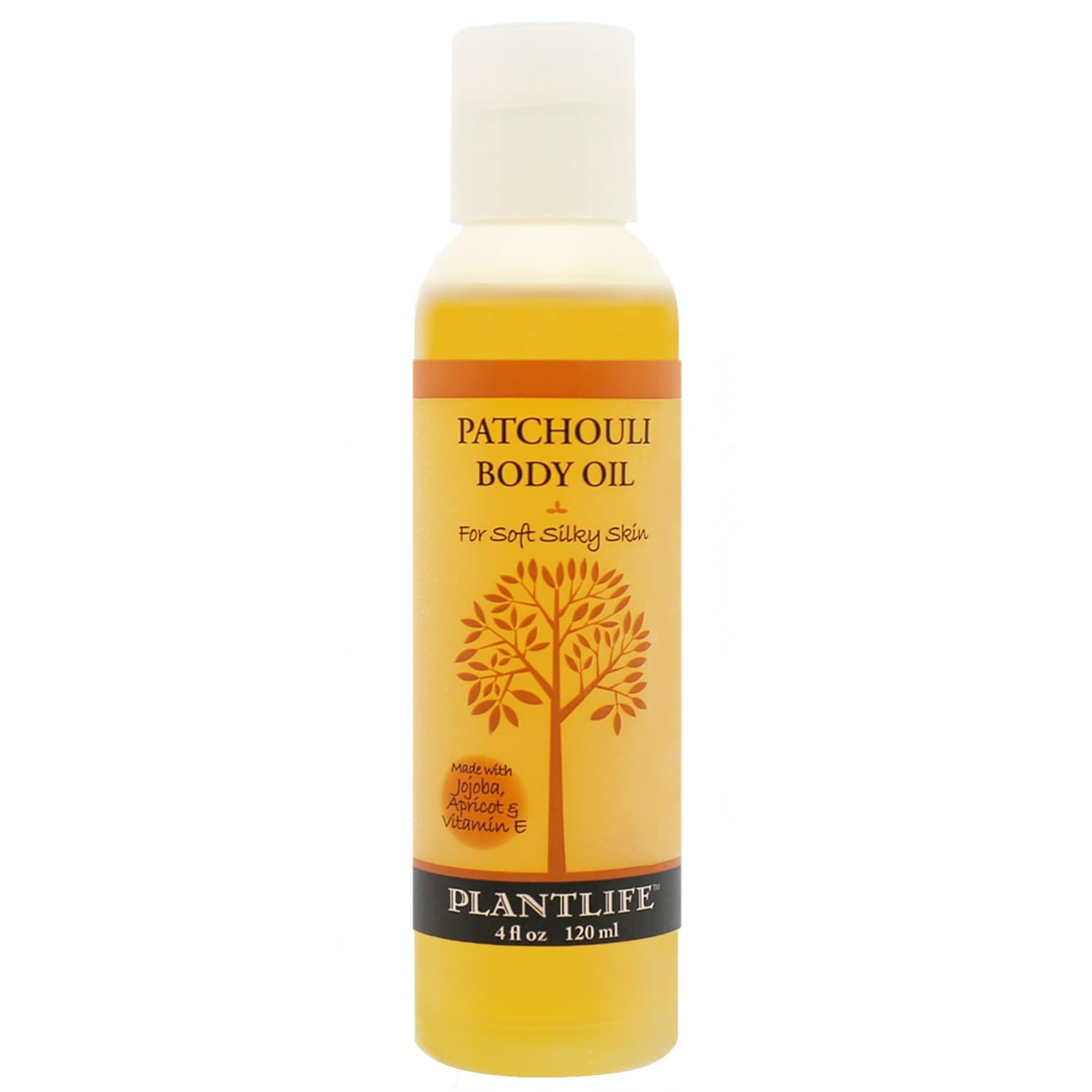 Patchouli Body Oil - Moisturizing Natural Body Oil for All Skin Types - Nourishing Dry Skin and Making It Feel Soft and Silky for Women & Men - Bath, Body & Massage Oil - 4oz