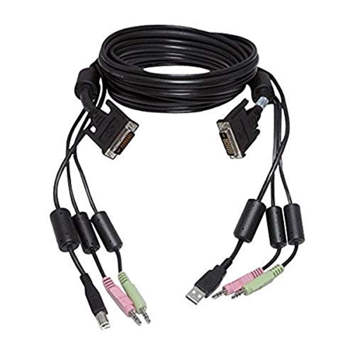 Avocent CBL0025 USB Keyboard and Mouse Cable Set for SwitchView SC4UAD / SC420 / SC440 KVM Switches (Black, 6 ft.)