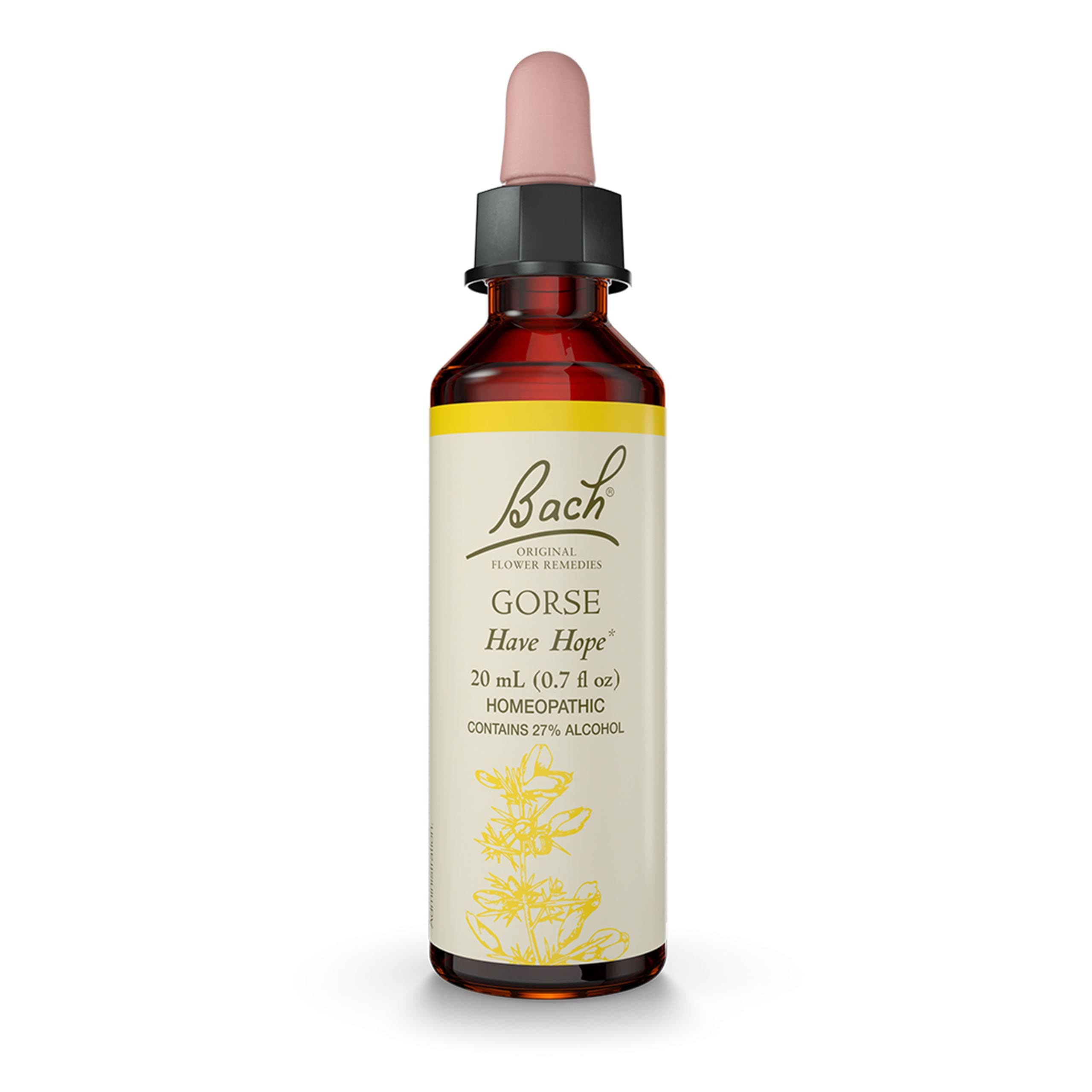 Bach Original Flower Remedy Dropper, 20 ml, Gorse Flower Essence