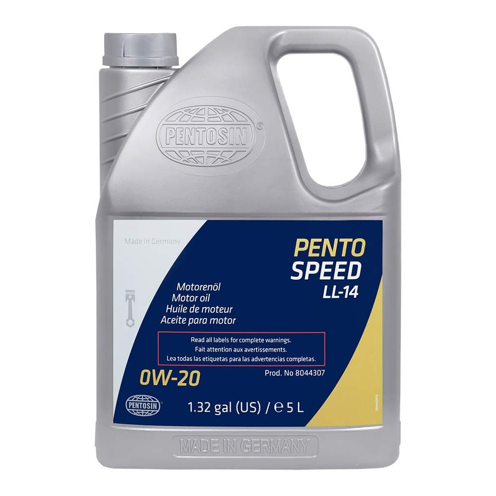 Pentosin 8044307 Pentospeed LL-14 0W-20 Full Synthetic Fuel Economy Engine Oil for Select BMW, Jaguar, Land Rover, and Mini Vehicles; 5 Liter