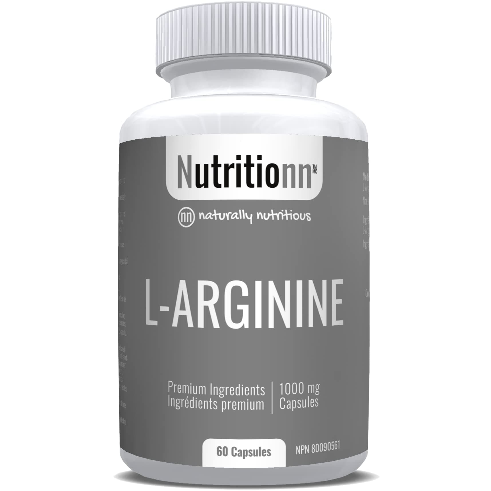 L-Arginine by Nutritionn - Amino Acid Capsules - Premium Nitric Oxide Supplement