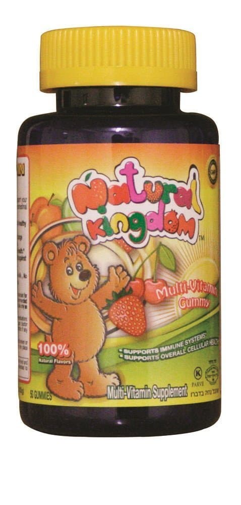 Natural Kingdom Children's Multi-Vitamin Kosher Supplement Gummies 50 Each