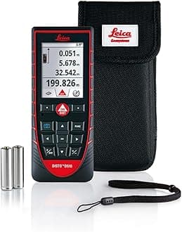Leica Geosystems TM D510 The Laser Distance Meter for Outdoor Measurement (Red and Black)