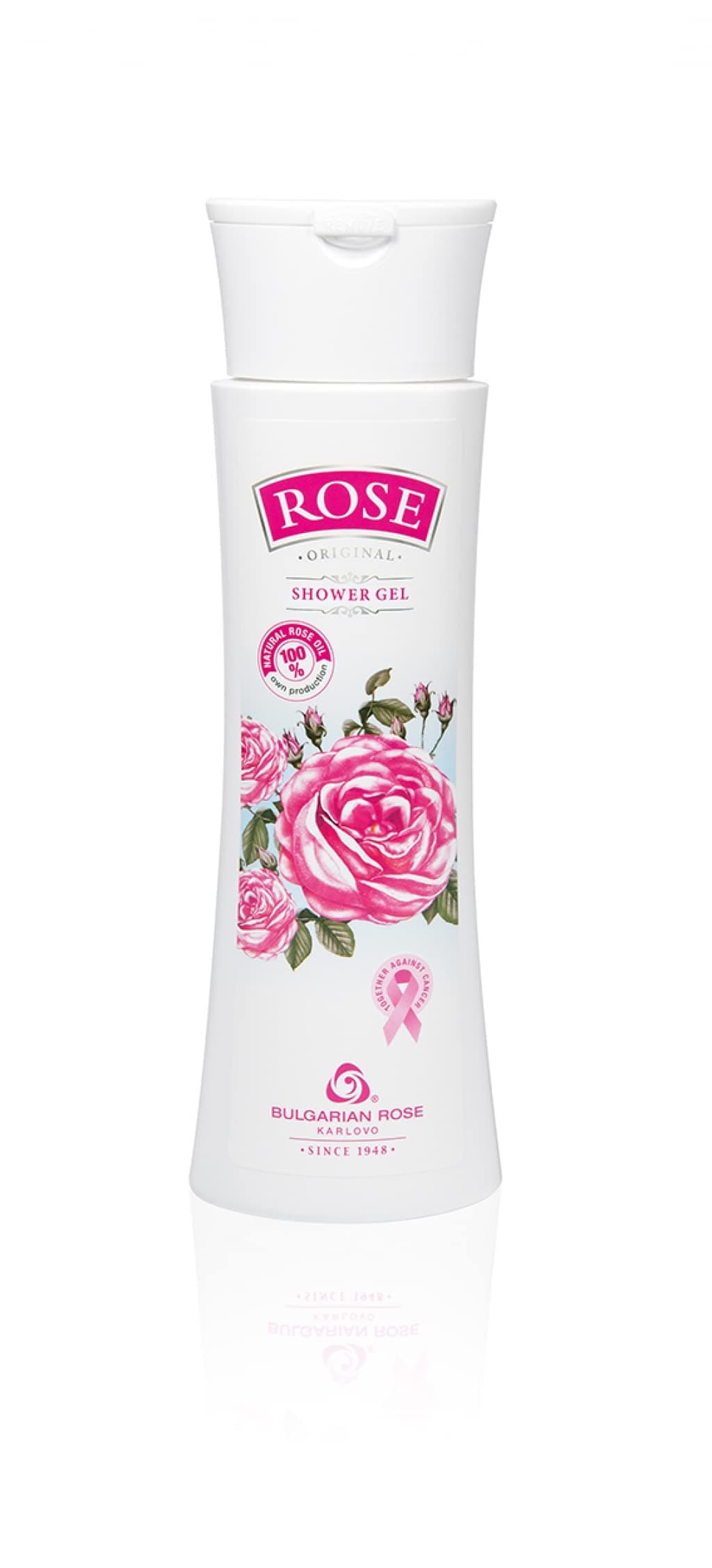 Rose Bulgarian Body Wash with Natural Oil, Moisturizing Shower Gel, Cleansing and Nourishing, Hydrating Water for all skin types
