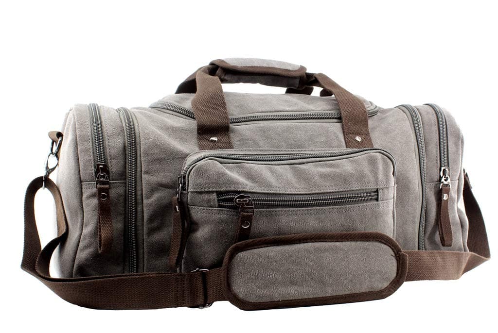Oversized Handbag Canvas Travel Tote Luggage Weekender Duffel Bag,170804-06