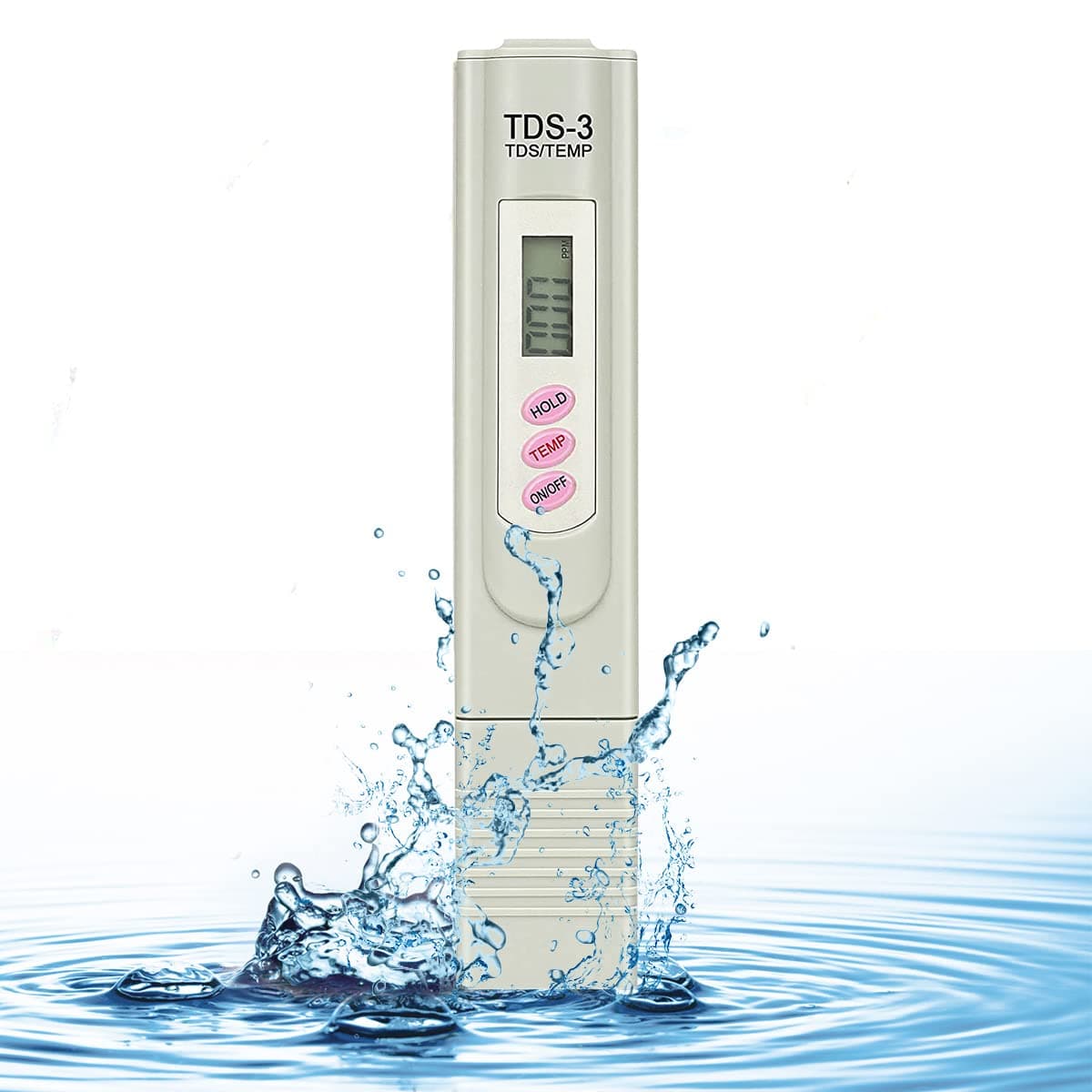 Water TDS Meter Water Quality Tester, LCD Display Accuracy Testing Water Meter for Drinking Water, Aquariums,RO System and More