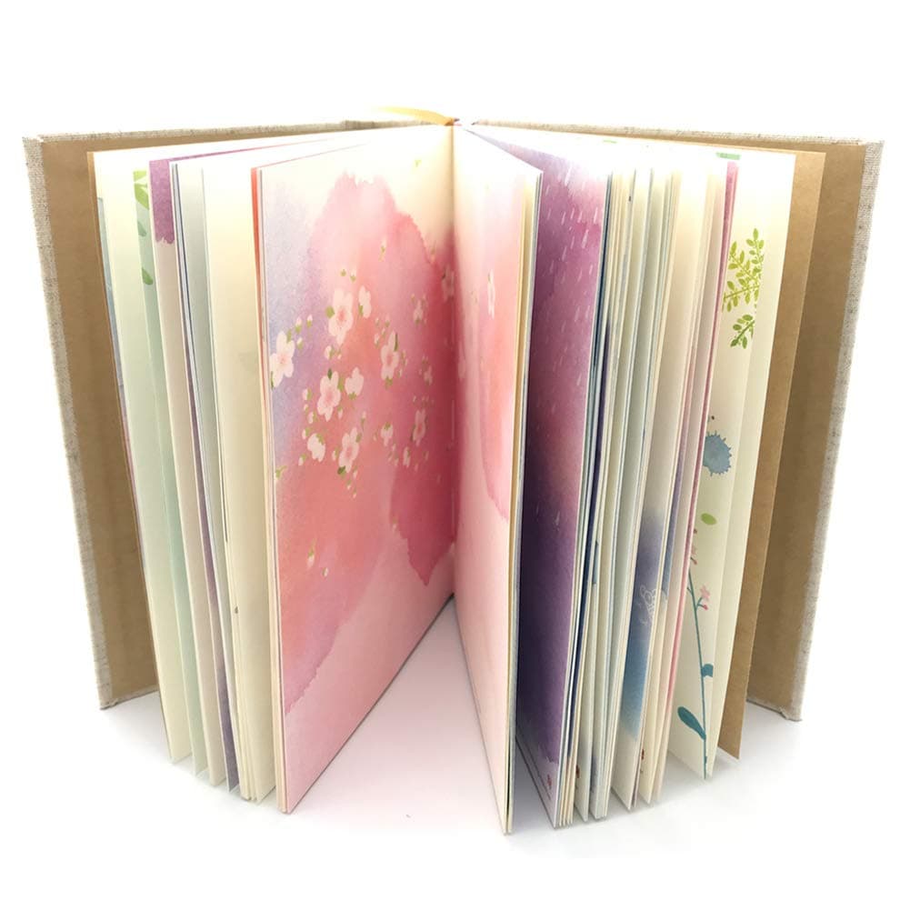 Siixu Colored Notebooks and Journals, Hardcover Beautiful Notebook with a Wooden Box, Personal Diary for Writers, Women and Men, No Lines Paper, Special Pattern Design