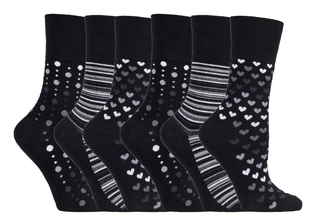 Gentle Grip Ladies Colourburst Socks Pack of 3