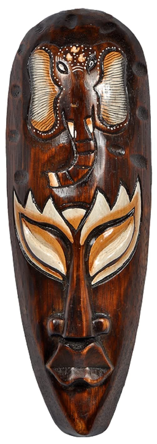 Mask Painted 30 CM Wooden Mask