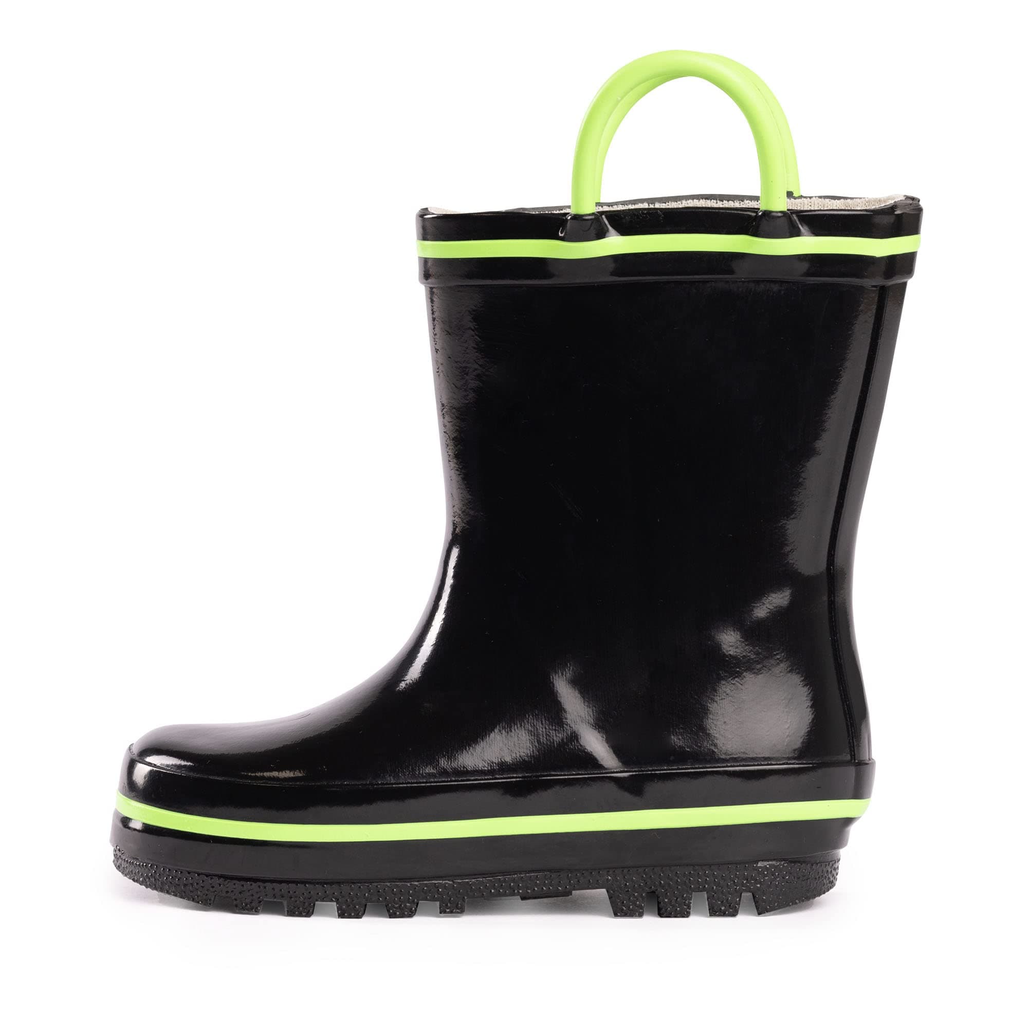 NORTY Rubber Rain Boots for Kids - Waterproof Rubber Boots Boys and Girls Solid & Printed Rainboots for Toddlers and Kids