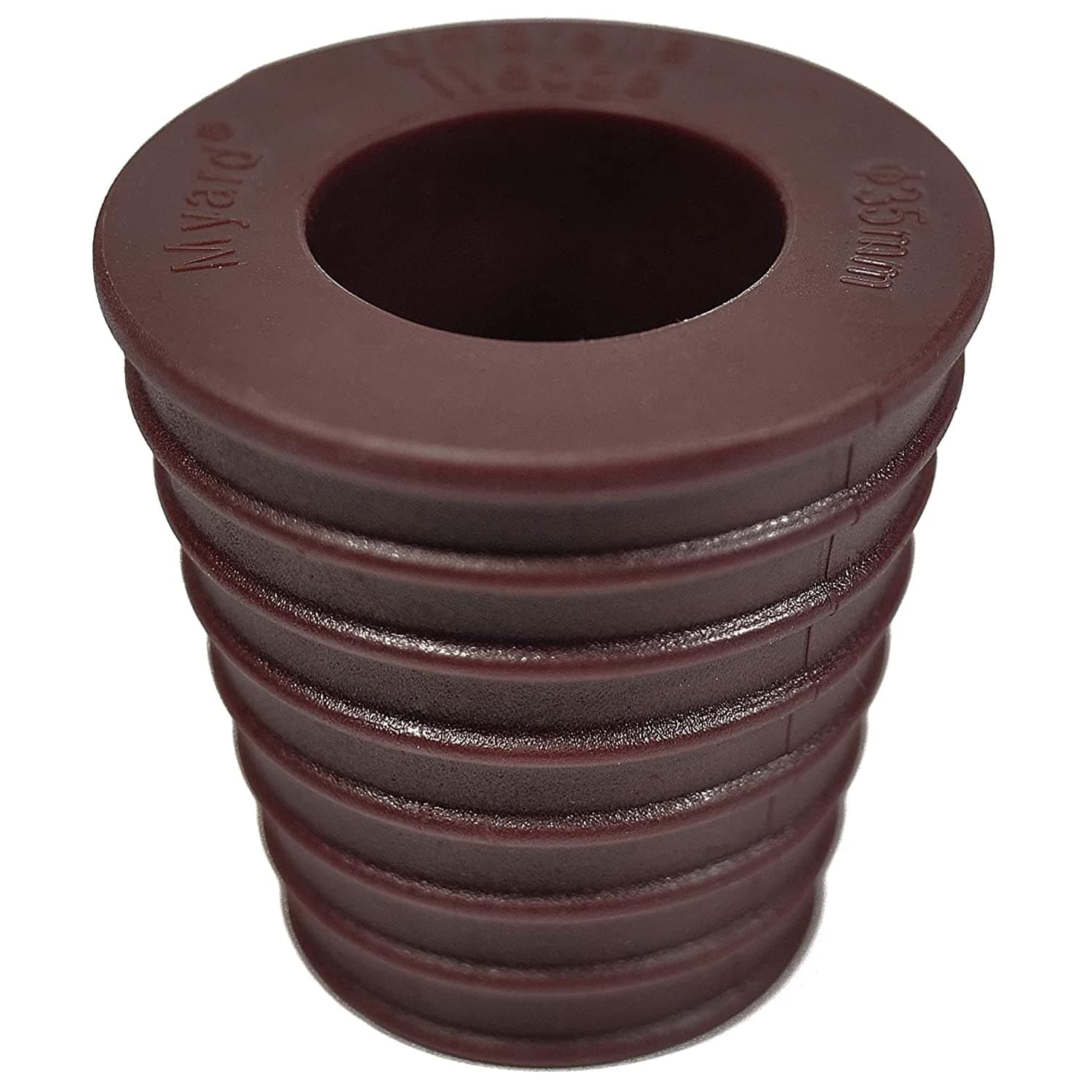 Myard Umbrella Cone Wedge Shim for Patio Table Hole Opening or Base 1.8 to 2.4 Inch, Umbrella Pole Diameter 1-3/8" (35mm, Dark Brown)