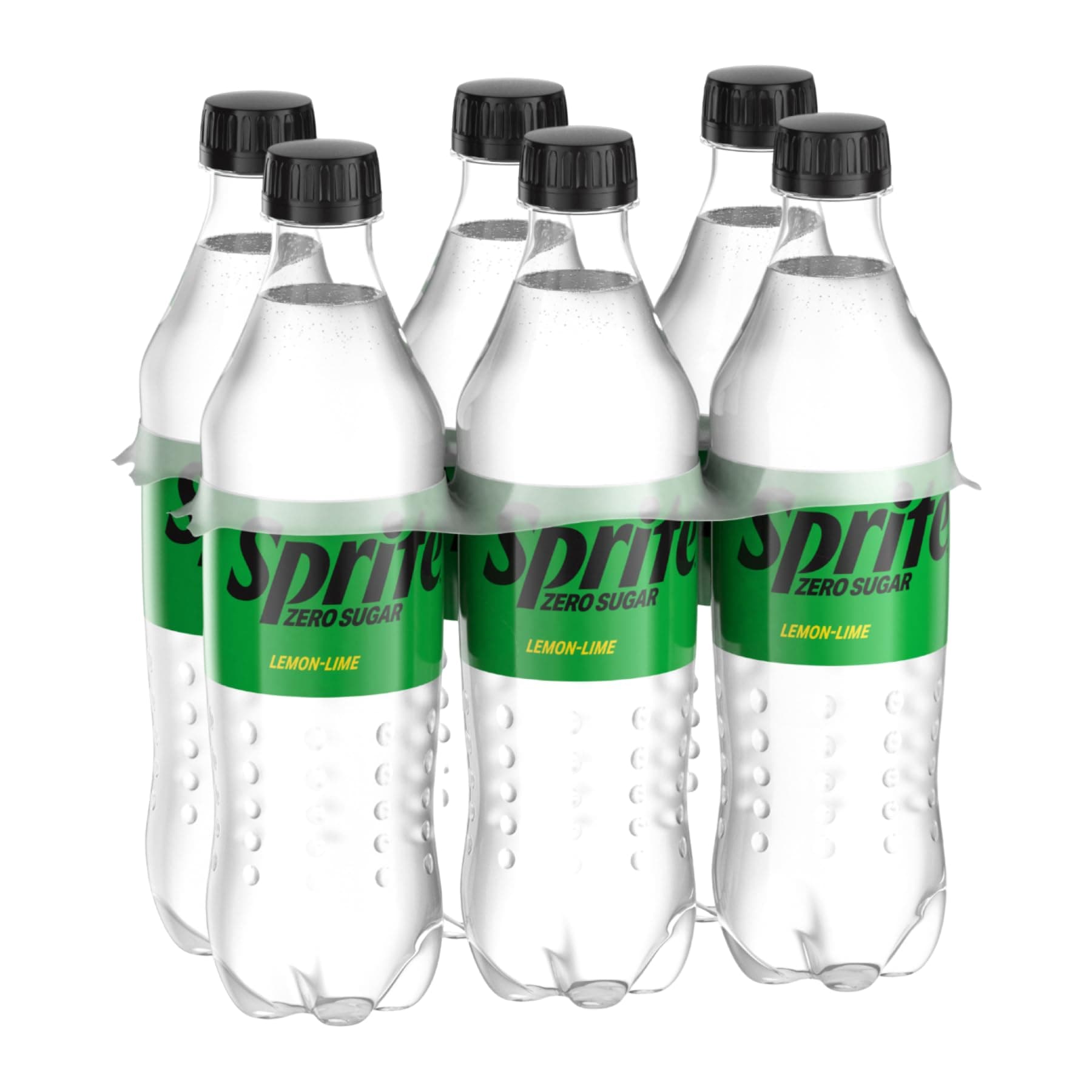 Zero Sugar Lemon Lime Diet Soda Pop Soft Drinks, 16.9 fl oz, 6 Pack