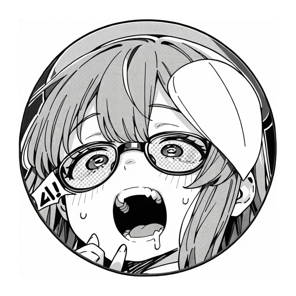 EARLFAMILY 5.1'' for Fill Me Up Anime Car Stickers Waterproof Personality Decals Scratch-Proof Vinyl Car Door Protector Decor 5.1inch