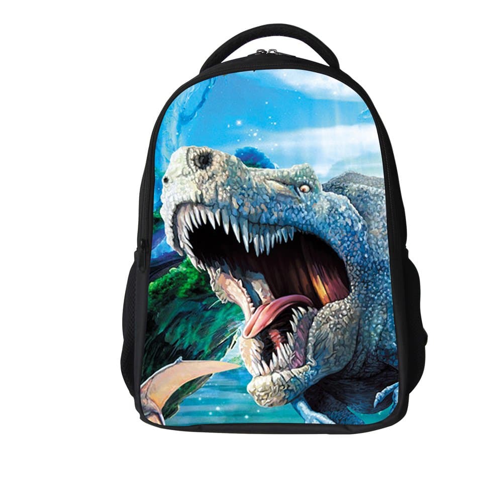 Boy's School Bag Dinosaur Printing Waterproof Backpack Bookbag (Dinosaur 2)