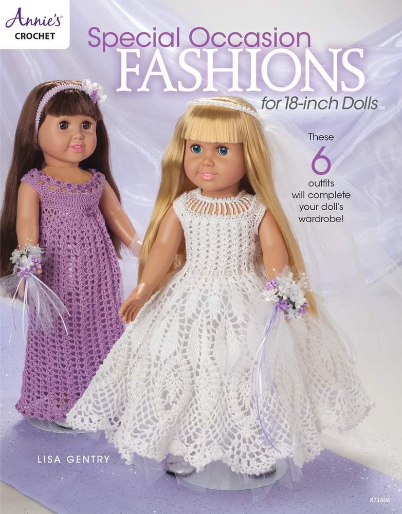 Special Occasion Fashions for 18-inch Dolls (Annie's Crochet)