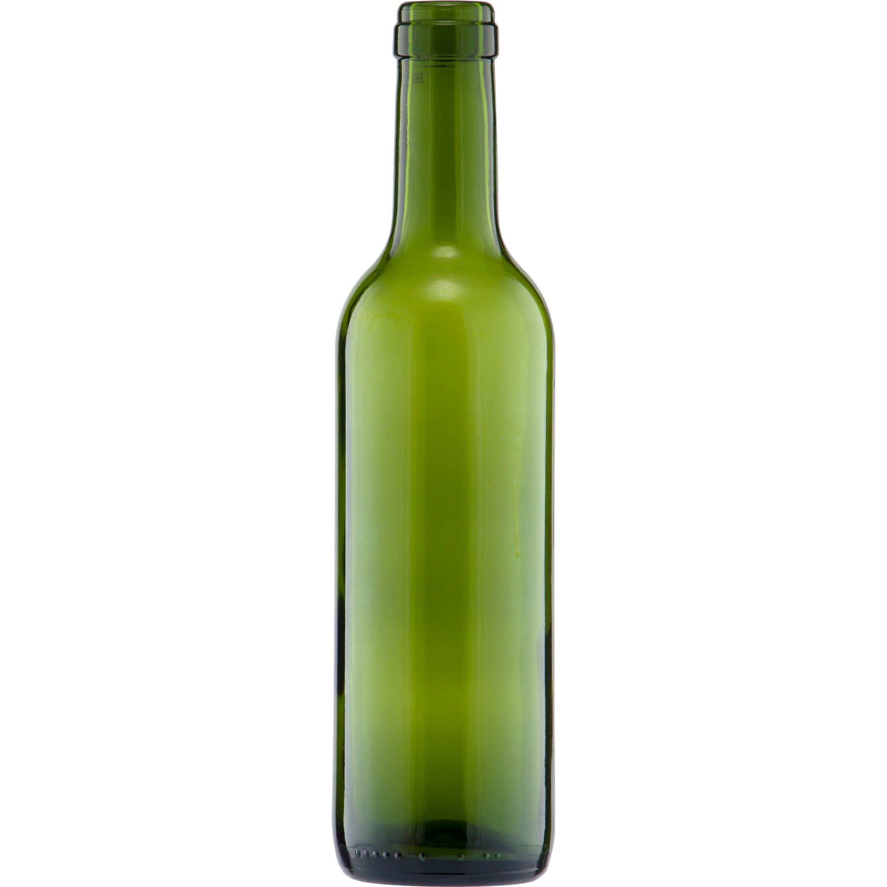 The Cary Company 30WGW4 375 mL Emerald Green Semi-Burgundy Punted Wine Bottles, 2.4" ID, Glass (Pack of 24)