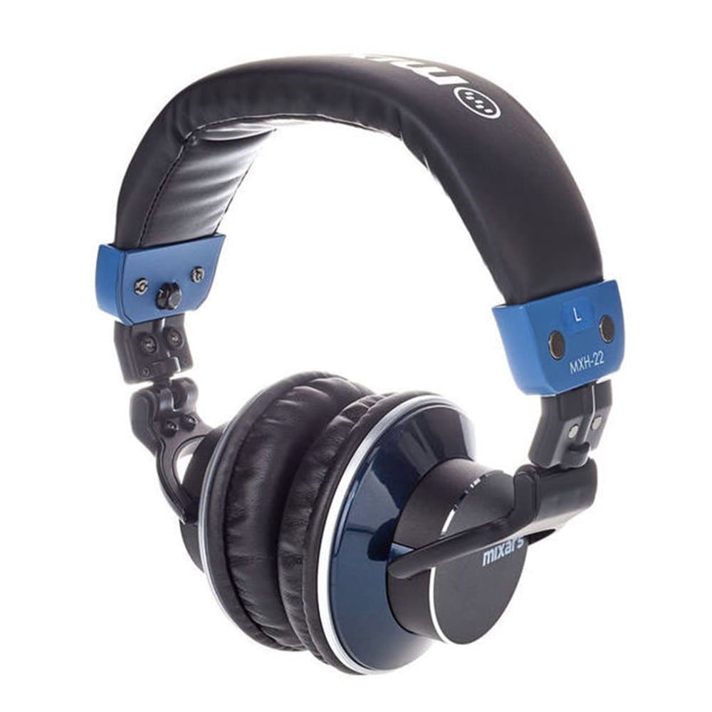 Mixars 140105001 MXH22 DJ Headphones. Auxilery, Black.
