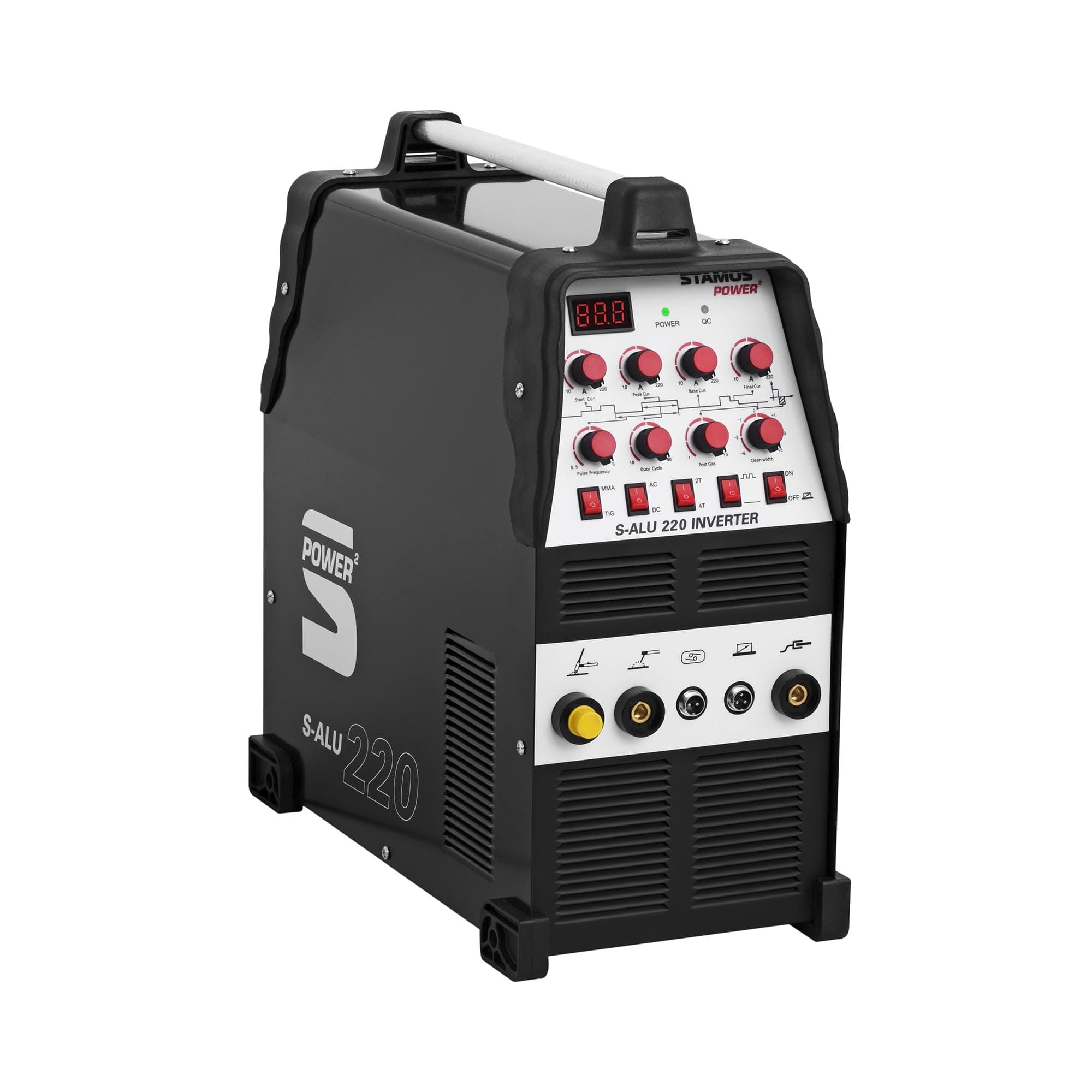 Aluminium Welder Arc Welding Machine Inverter S-ALU 220 (220 A/230 V, TIG AC-DC/MMA, POWER, 2/4 Tact, Power ventilators)