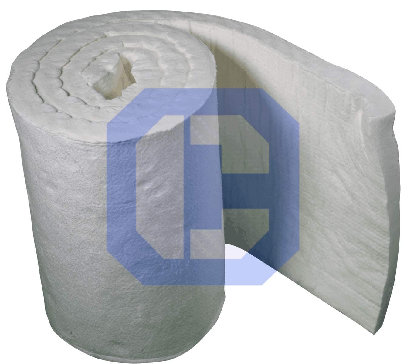Ceramic Fiber Insulation Blanket 1"(Thick) x24 x25' Rated to 2300F, 6lb Density Fireproof Insulation,for Forge, Furnace, Foundry, Kiln, Wood Stove, Dishwasher,Pizza Oven,Fireplace,Chimney