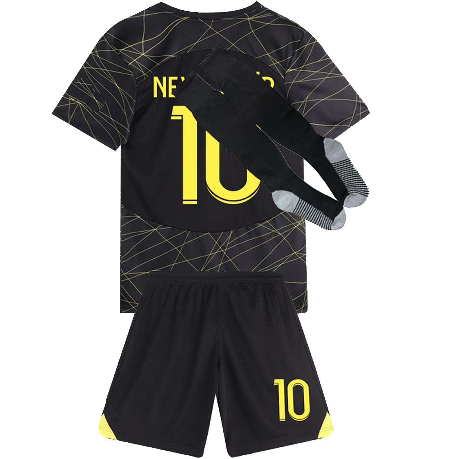 Soccer Jerseys for Boys Kids 2024 HOM/Awy Kit Football Jersey Set Youth Sports Team T-Shirt&Shorts Soccer Uniform