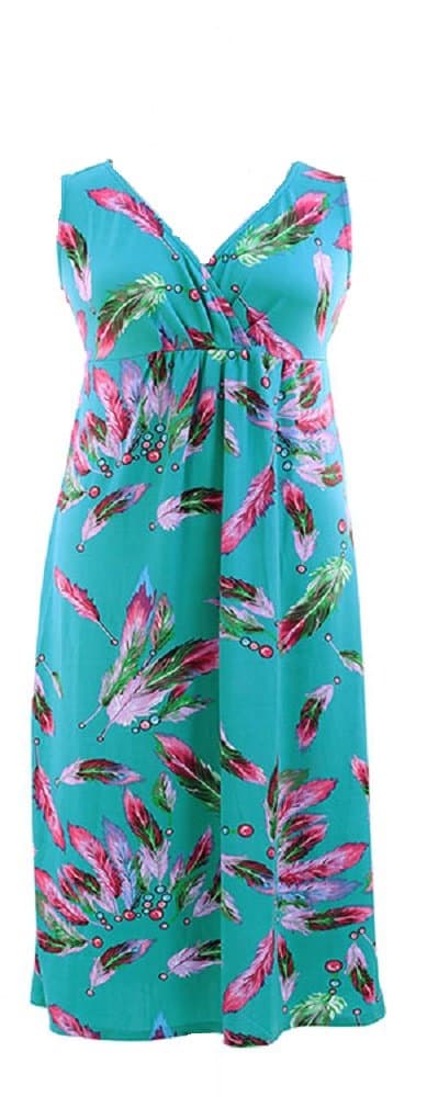 Plus Size Maxi Paisley Surplice Dress. Free Returns. (2X, Paisley Aqua)