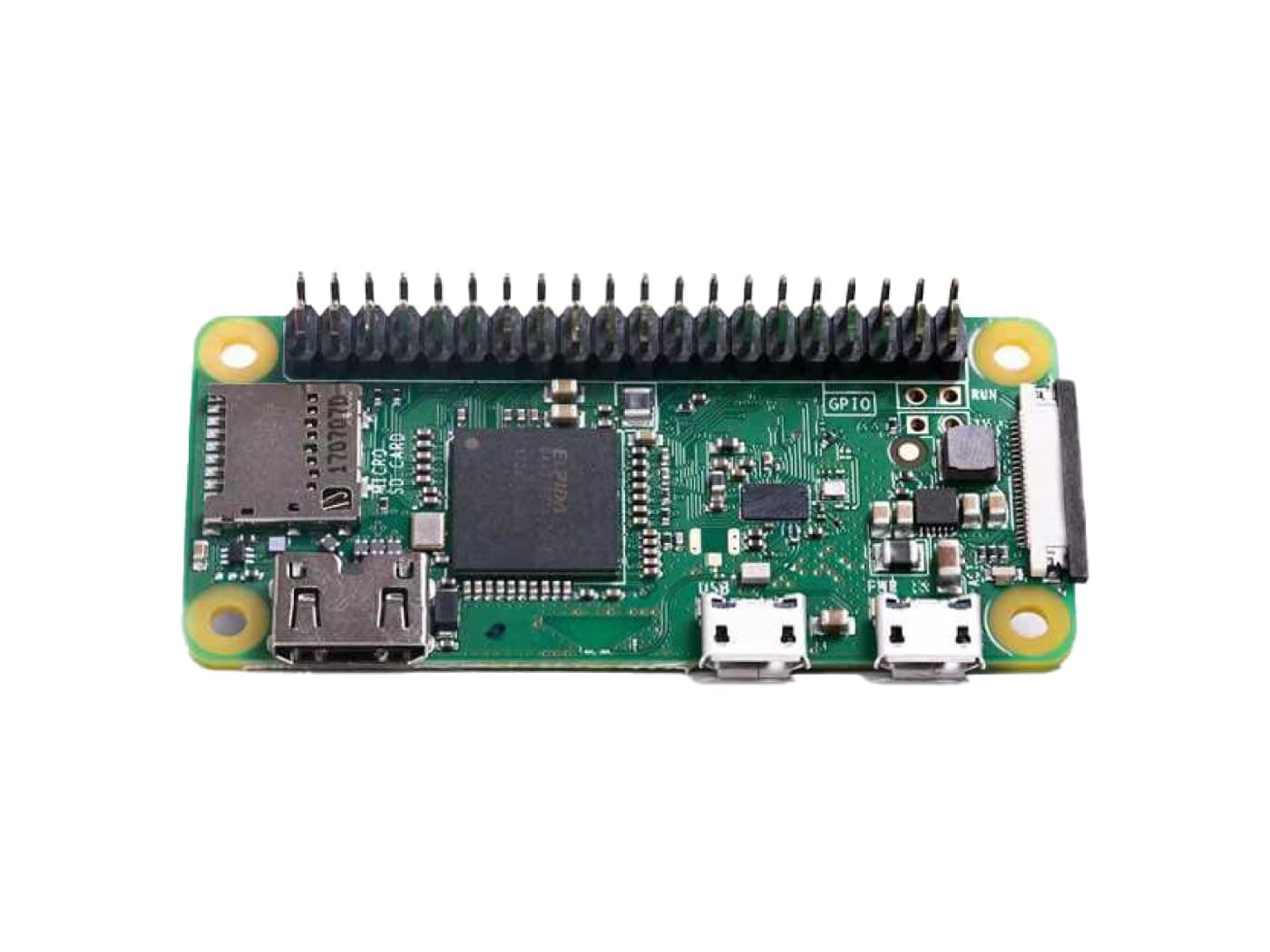 Seeed Studio Raspberry Pi Zero WH, WiFi/Bluetooth 4.1, Bluetooth Low Energy, HAT Compatible 40-pin Header, CSI Camera Connector, USRT, SPI, I2C, with headers