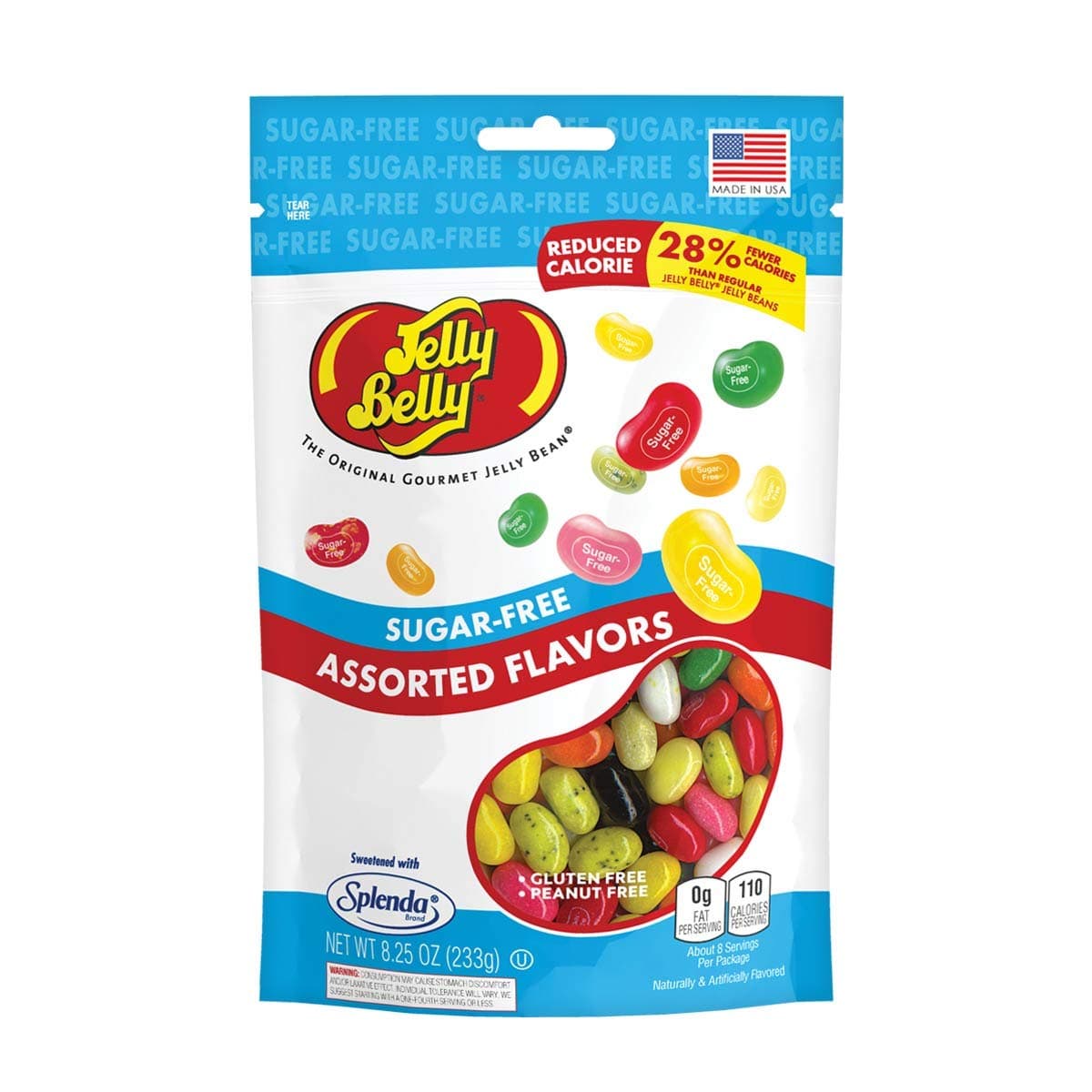 Sugar Free Jelly Belly - 8.25 Oz Bag - Official, Genuine, Direct From The Source
