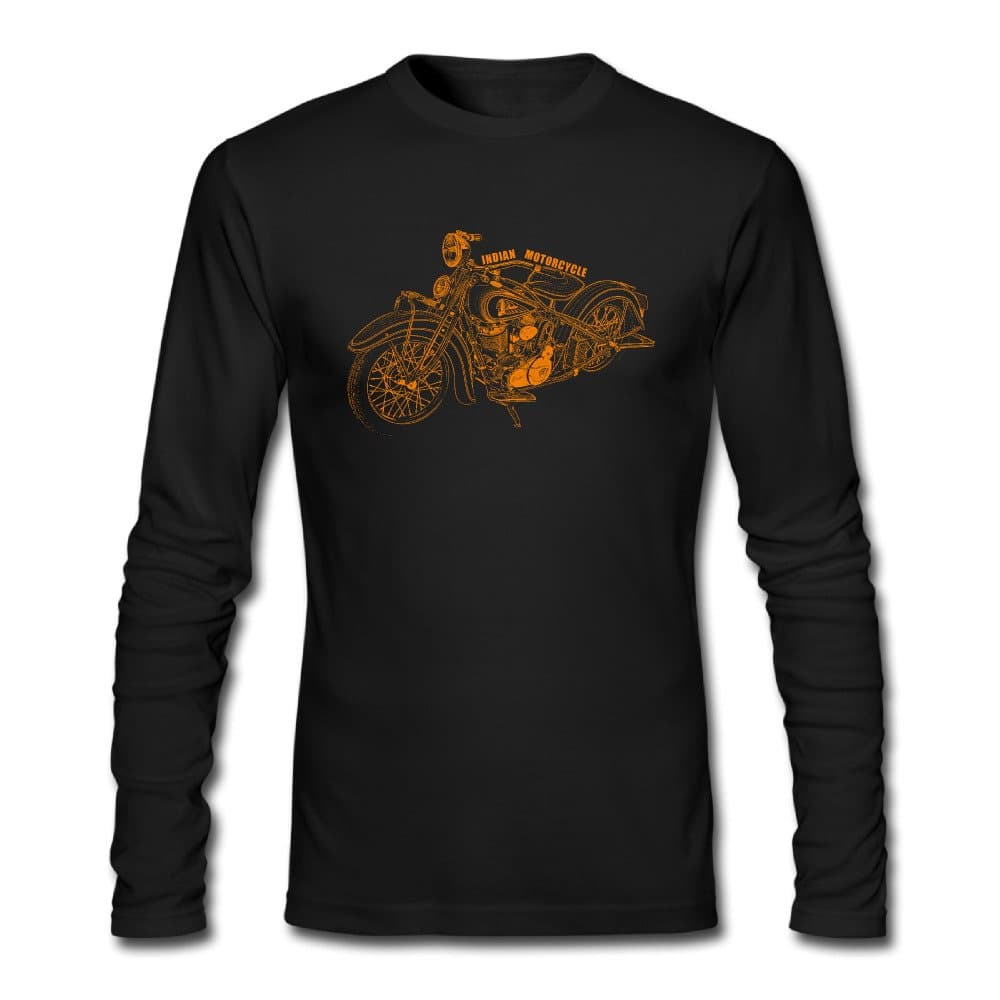 Indian Motorcycle Shop886 Long Sleeve Gentleman Tshirt New