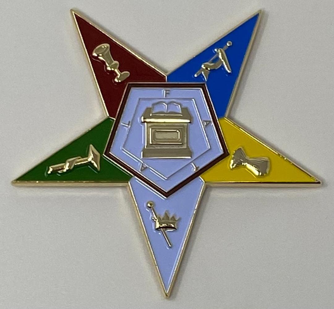 Order of Easten Star Cut-Out car Emblem