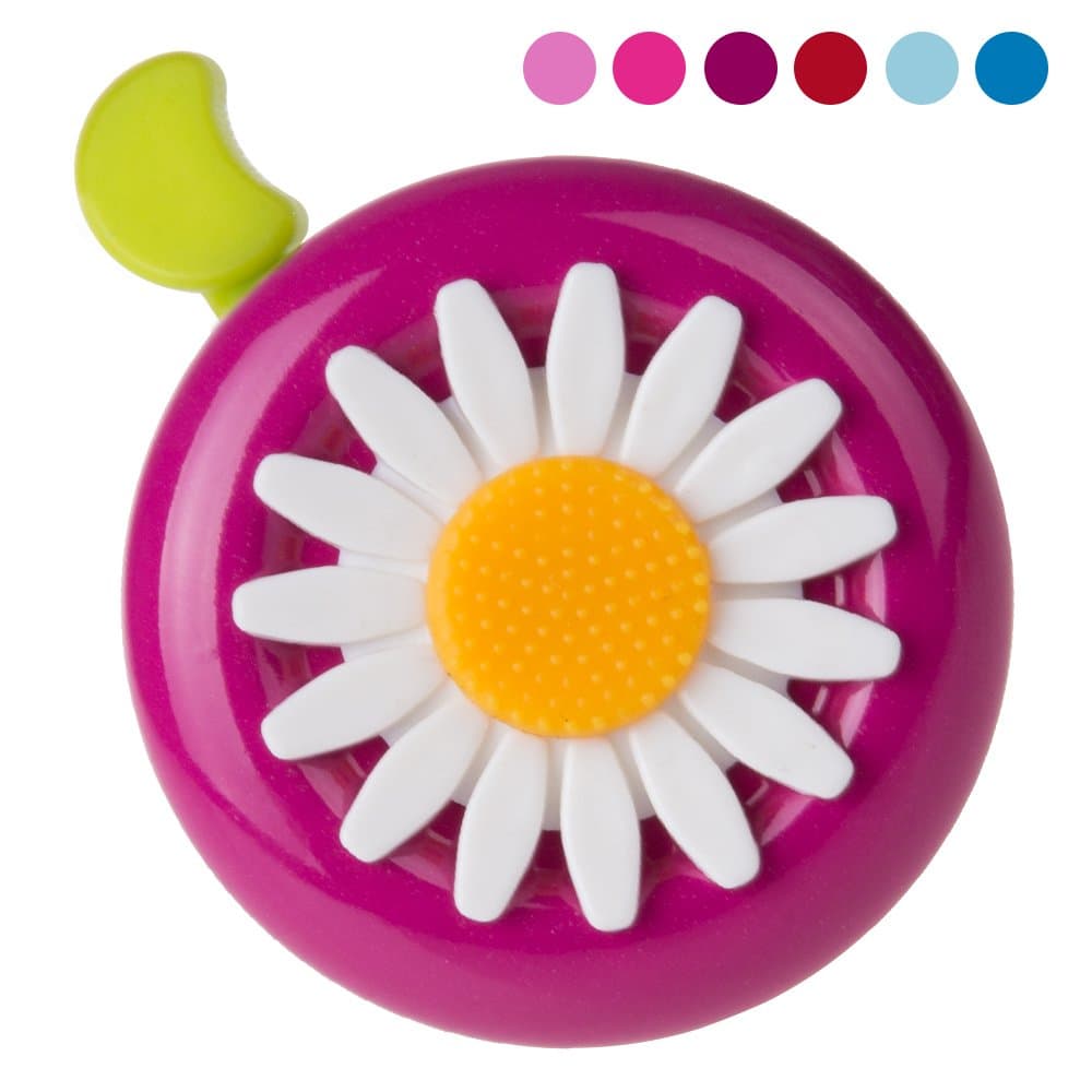 RETAKA Kids Bike Bell, Bicycle Bells for Girls Toddler, Ring Horn Accessory (Purple Green)