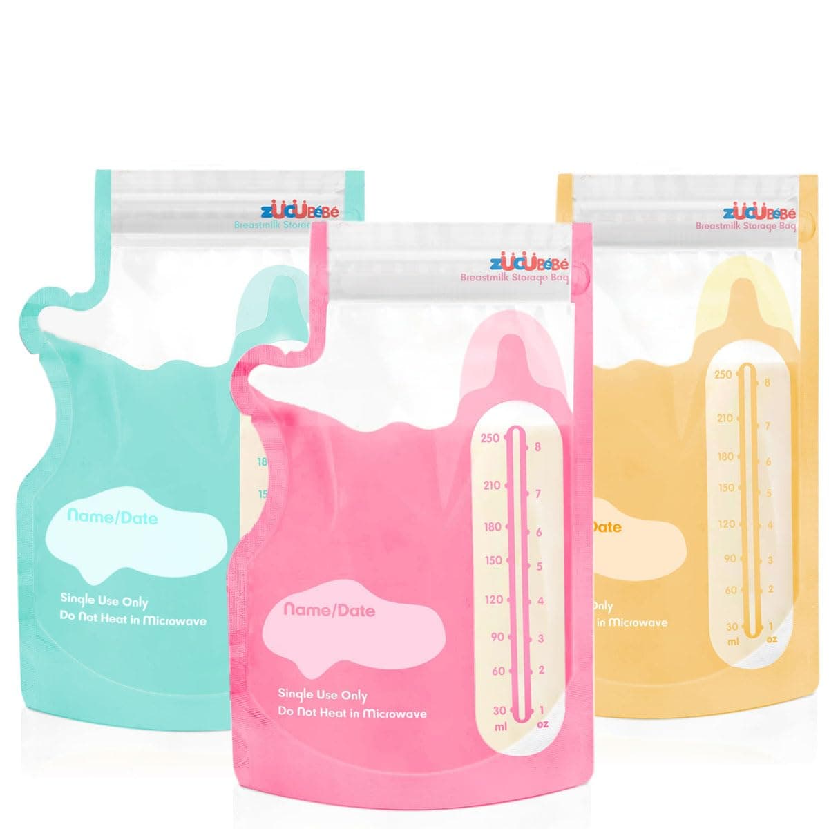 Breastmilk Storage Bags(150 Count),8oz Milk Storage Bags for Breastfeeding,BPA Free with Easy Pour Spout, Self Standing, for Refrigeration and Freezing