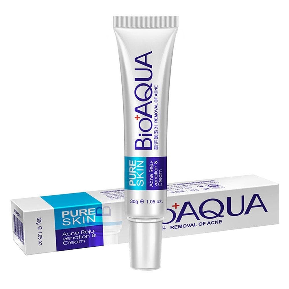 Bioaqua Acne Scar Treatment, Natural Blemish Gel, Acne Pimple Acne Spot Removal Cream, Oil Control Shrink Pores Face Care Cream