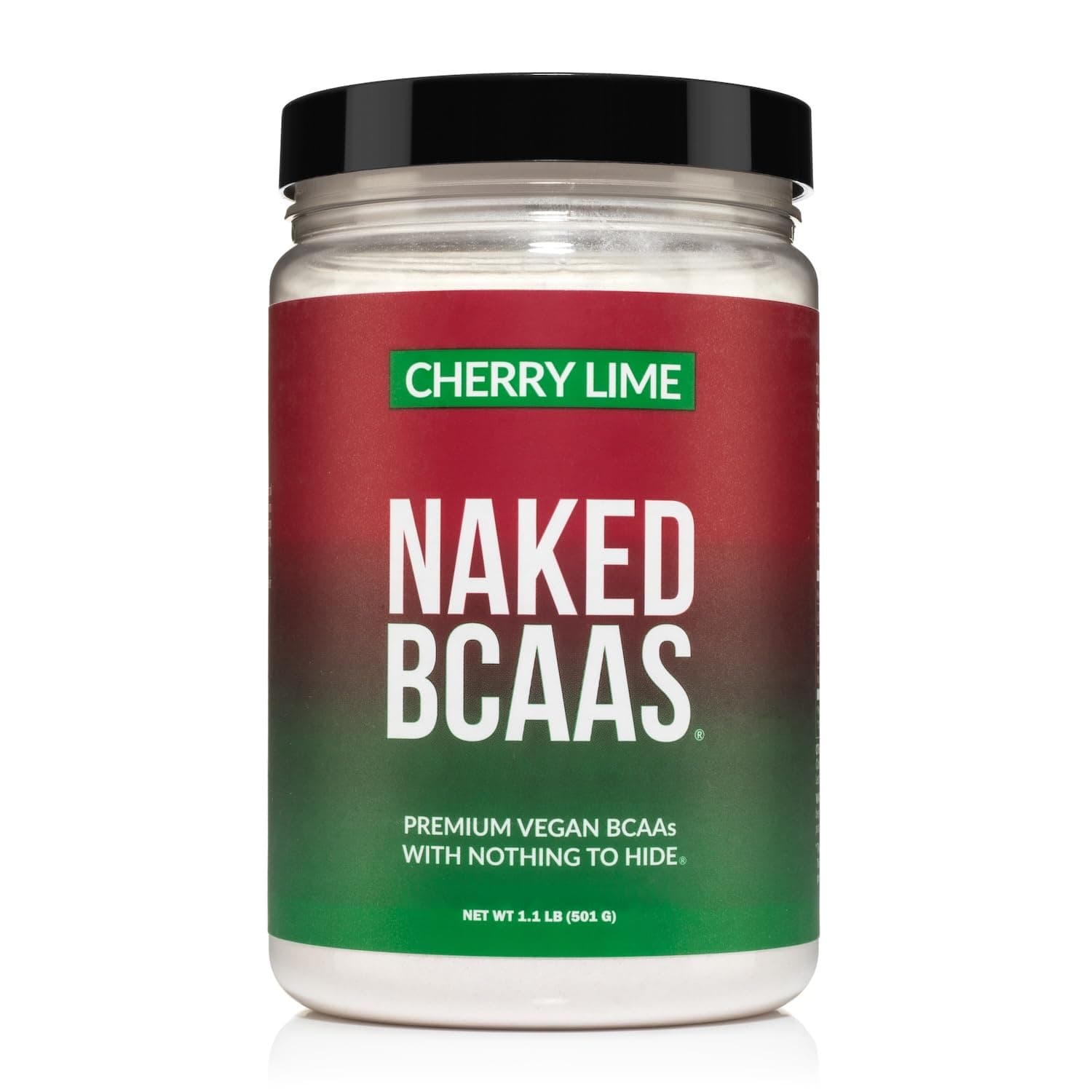 Cherry Lime BCAAs Amino Acids Powder, 100% Pure 2:1:1 Formula, Vegan Branched Chain Amino Acids, Instantized All Natural BCAA Powder Supplement - 501 Grams, 34 Servings