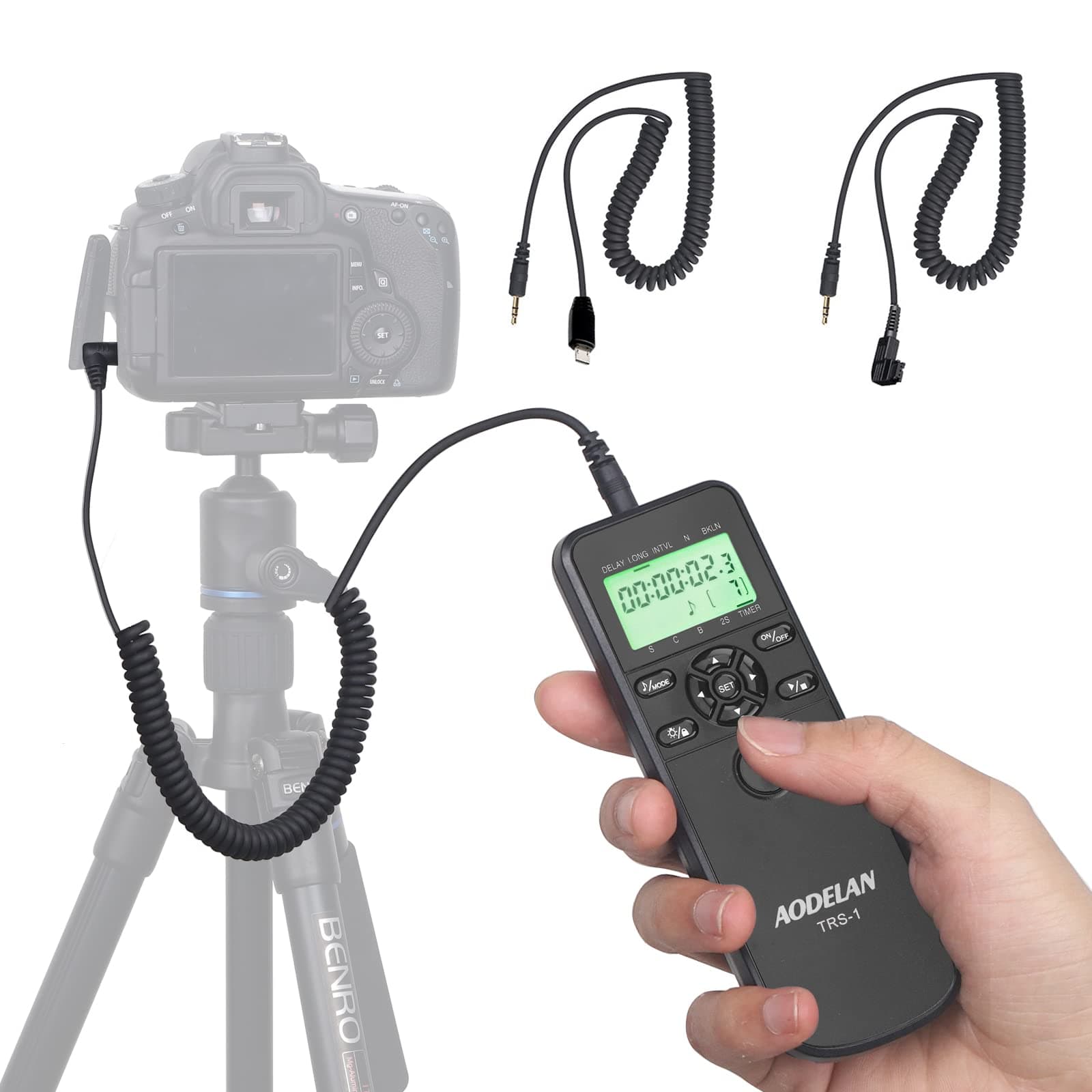 Fotolinko Timer Remote Shutter Release and Intervalometer with LCD and HDR for Sony a6000 a5100 a7II and for Minolta Cameras