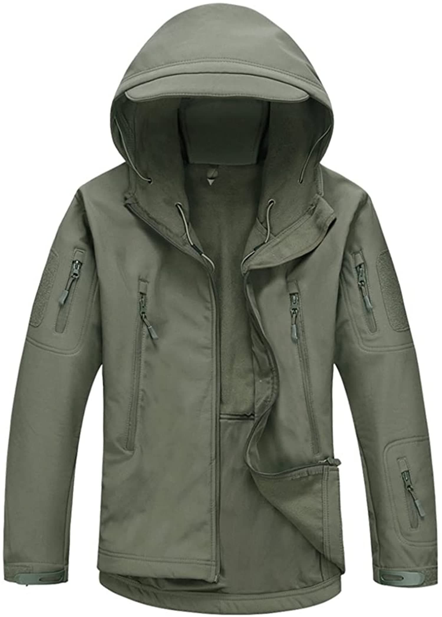 Men's Soft Shell Jacket Army Green
