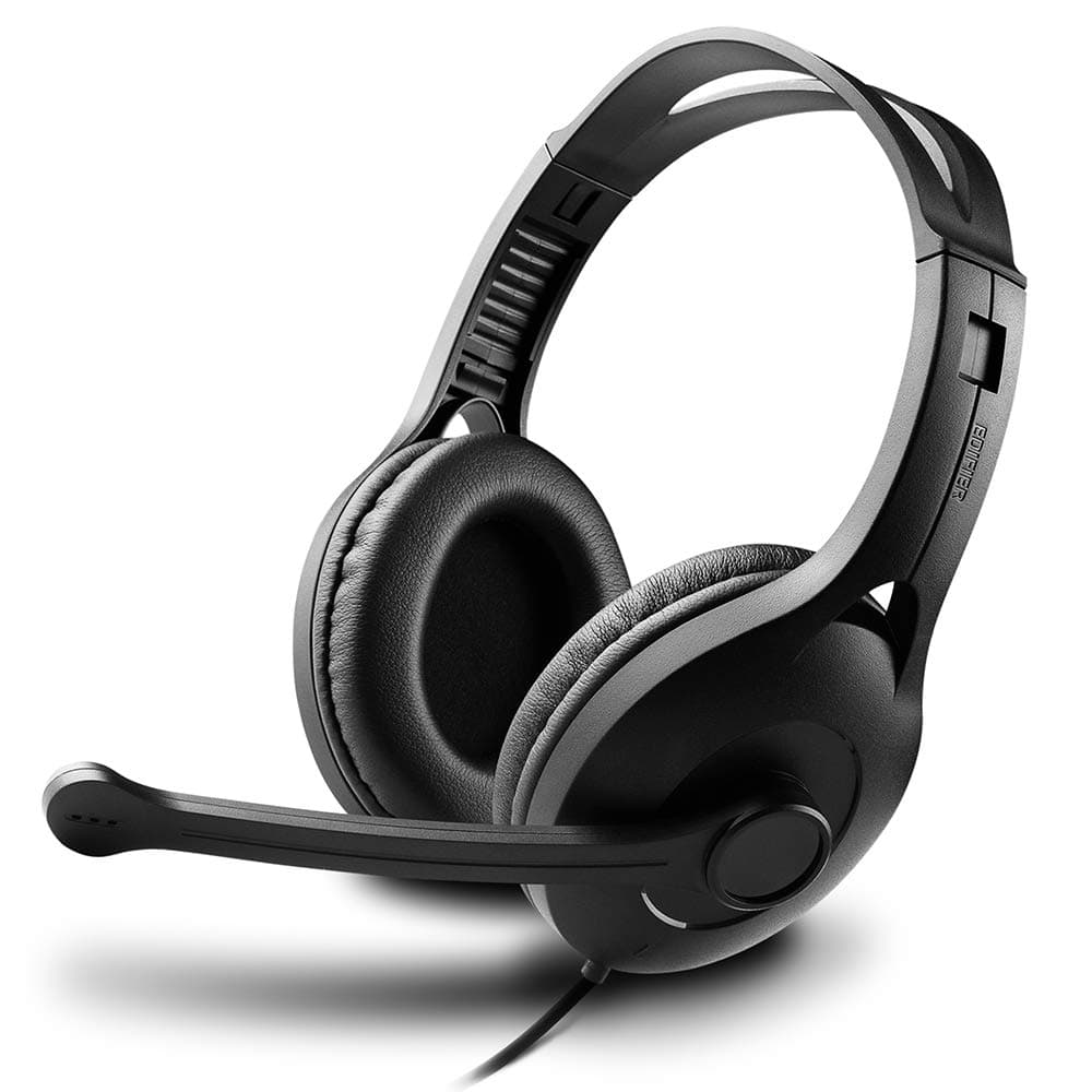 Edifier Gaming/Work Usb Computer Headset With Noise Cancelling Mic Black Usb K800 Bk, Medium, Wired